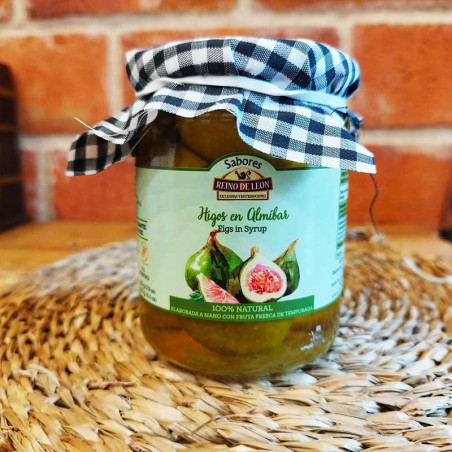 Comprar higos en almíbar REINO DE LEÓN sin gluten. Elaborados a mano. Producto natural.
