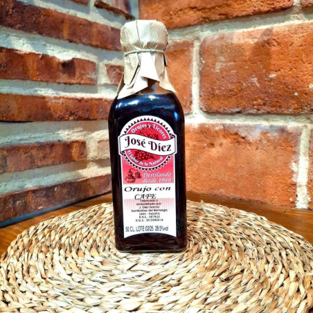 Comprar orujos artesanos. Orujo natural con cafe. Máxima calidad al mejor precio