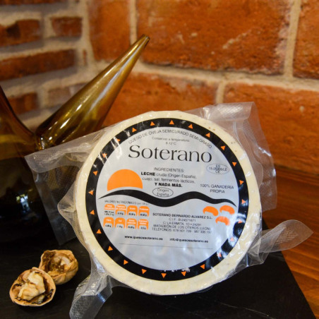 Comprar queso de oveja semicurado semi-graso SOTERANO