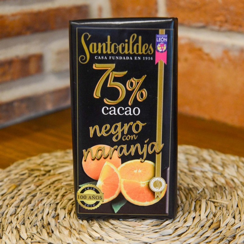 Chocolate negro con naranja SANTOCILDES