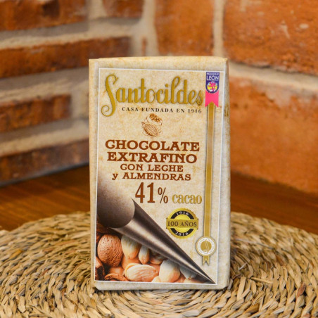 Comprar chocolate artesano con leche y almendra extrafino El mejor chocolate tradicional